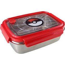 Stor Pokemon Poke Ball Ανοξείδωτο Παιδικό Δοχείο Φαγητού Κόκκινο 1.02lt