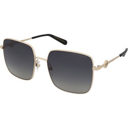 Marc Jacobs MARC654/S J5G Γυναικεία Γυαλιά Ηλίου Τετράγωνα Μεταλλικά Χρυσά με Μαύρο Polarized Φακό