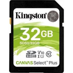 Kingston Canvas Select Plus SDHC 32GB Class 10 U1 UHS-I 100MB/s