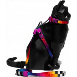 Zee-Dog Prisma Σαμαράκι για Γάτες 15-30x26-41cm και Οδηγός Περιπάτου 120x1cm Κωδικός: 31302296