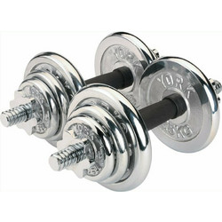 York Fitness 87943 Ρυθμιζόμενοι Αλτήρες Σετ 20kg σε Βαλιτσάκι