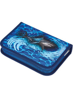 Herlitz Shark Κασετίνα Γεμάτη Μπλε 50043309