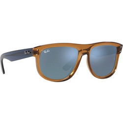 Ray-Ban RB0501/S 6711/GA Ανδρικά Γυαλιά Ηλίου Τετράγωνα Κοκάλινα Καφέ με Μπλε Polarized Φακό