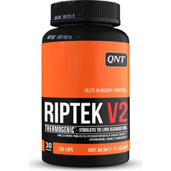 QNT Riptek V2 Thermogenic Θερμογεννετικός Λιποδιαλύτης 120 Κάψουλες