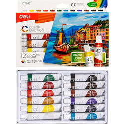 DELI ΤΕΜΠΕΡΑ 12ΧΡ 12ml COLOR EMOTION