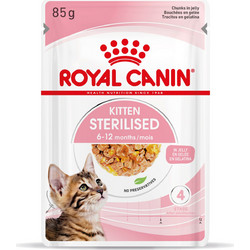 Royal Canin Kitten Sterilised with Meat in Jelly 85gr