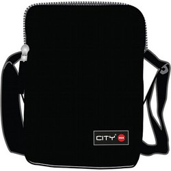 City Ανδρική Τσάντα Ώμου / Χιαστί Μαύρη 90109