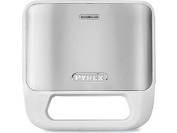 Pyrex SB-298 Τοστιέρα με Αποσπώμενες Πλάκες για 2 Τοστ 800W Λευκή