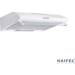Haifel B02-173-00-00 Ελεύθερος Απορροφητήρας 60cm με 2 Μοτέρ Λευκός
