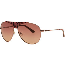 Miss Sixty 550S 38F/60 Γυναικεία Γυαλιά Ηλίου Aviator Μεταλλικά Χρυσά με Καφέ Polarized Φακό