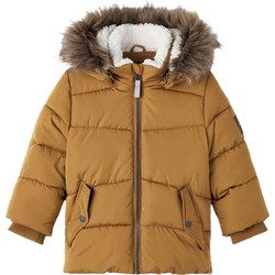 Name It Παιδικό Μπουφάν Χειμωνιάτικο Puffer Καφέ 13218515