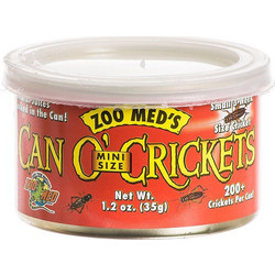 Zoo Med Food Can O' Crickets Mini Size 35gr