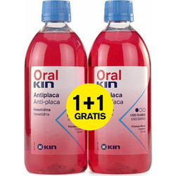 Kin Oral Antiplaca Mouthwash 2x500ml