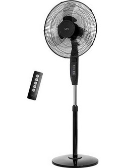 Life Boreas 221-0350 Ανεμιστήρας Δαπέδου Ορθοστάτης 40cm 45W με Tηλεχειριστήριο