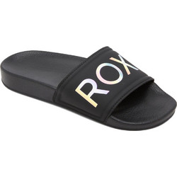 Roxy Παιδικές Παντόφλες Καλοκαιρινές για Κορίτσι Μαύρες ARGL100287-BL0