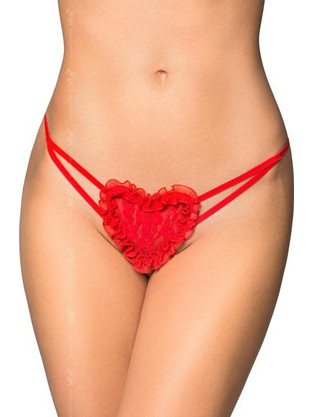 Γυναικείο εσώρουχο - Red Heart Thong SFL2480-Red