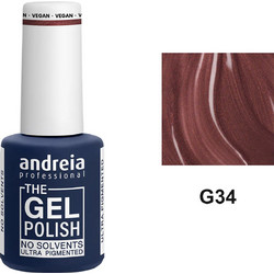 Andreia Gel Polish G34 Ημιμόνιμο Βερνίκι Νυχιών 10.5ml