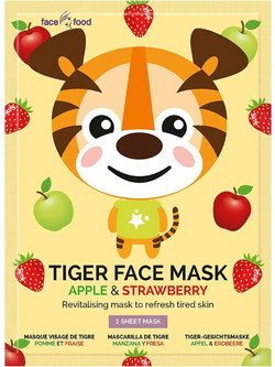 Montagne Jeunesse 7th Heaven Apple & Strawberry Tiger Κρεμώδης Μάσκα Προσώπου για Λάμψη 1τμχ