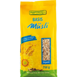 Μούσλι Basic χωρίς ζάχαρη 750g Rapunzel BIO
