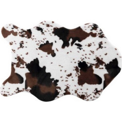 Kipper Reglisse Western Χαλί Ορθογώνιο Sheepskin Γούνινο 90x60cm Πολύχρωμο