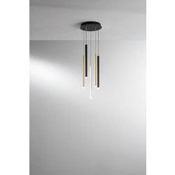 LUCE Pype Κρεμαστό Φωτιστικό Οροφής LED με Ρυθμιζόμενο Λευκό Φως Λευκό 8031414896677