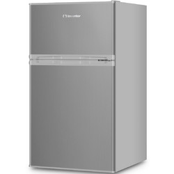 Inventor DPC852LS Δίπορτο Ψυγείο 85lt Υ85xΠ48xΒ51.5cm Inox