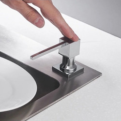 NARON NR7001C Εντοιχιζόμενος Dispenser Σαπουνιού Κουζίνας Μεταλλικό 500ml CHROME