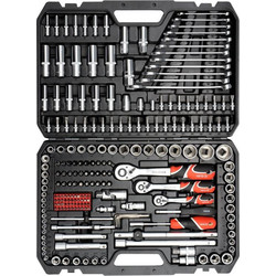 YATO YT-38841 1/4" 3/8" 1/2" Socket wrench set