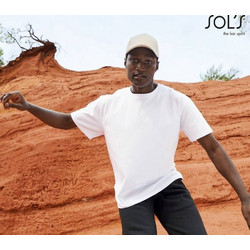 Sol's Legacy 03996 Unisex φαρδύ ανακυκλωμένο T-shirt Jersey 220gsm 50% Ανακυκλωμένο βαμβάκι 50% Βαμβάκι WHITE-102