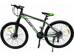 Bicystar Race Axion Παιδικό Mountain Bike 26" με 21 Ταχύτητες Μαύρο Πράσινο