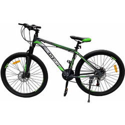 Bicystar Race Axion Παιδικό Mountain Bike 26" με 21 Ταχύτητες Μαύρο Πράσινο