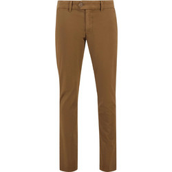 Fynch Hatton Ανδρικό Παντελόνι Chino Ελαστικό Slim Εφαρμογή Ταμπά 1314-2800-801