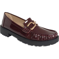 Γυναικεία Αναπαυτικά Loafers Μοκασίνια ANTRIN, 28.TARINA-175.WI Μπορντώ Λουστρίνι