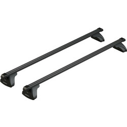 Nordrive Μπαρες Οροφης Σιδηρου Quadra M 120 Cm MAX-Load Σετ Σε Μαυρο Χρωμα Με Προστατευτικα Καπακια Ακρων Evos Lp Για Απλη Οροφη - 2 ΤΕΜ. - (N15320)