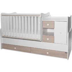 Lorelli MiniMax New Πολυμορφική Κούνια για Στρώμα 60x120cm White Amber 10150500044A