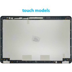LCD πλαστικό κάλυμμα οθόνης - Cover A για Dell Inspiron 15 7537 07K2ND Ασημί ματ (touch models)