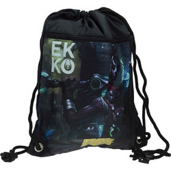 Gim League of Legends Τσάντα Πλάτης Γυμναστηρίου Μαύρη 345-05261