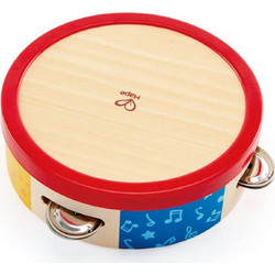 Hape Ξύλινο Ταμπουρίνο Tap-Along Early Melodies 12+ Μηνών