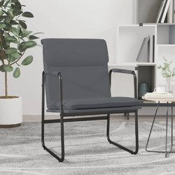 vidaXL Πολυθρόνα Δερματίνη Γκρι 351363