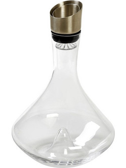 ΚΑΡΑΦΑ ΓΥΑΛΙΝΗ ΜΕ ΧΡΥΣΟ ΠΩΜΑ 2300ML 4mm 19,5Χ19,5Χ29,5ΕΚ - ESPIEL - TOB102