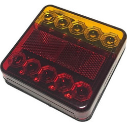 Auto Gs Φανάρια Πισινά Για Τρέιλερ Τετράγωνα Με Led - (99142)