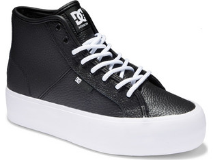 DC Γυναικεία Sneakers Flatforms Μποτάκια Μαύρα ADJS300286-BKW