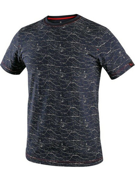 T-shirt MARMORO ανδρικο κοντομάνικο σκουρο μπλε CXS