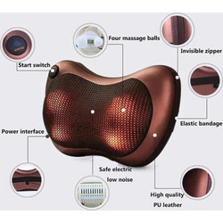 Andowl Q-L8031 Μαξιλάρι Μασάζ Αυχένα & Πλάτης με Υπέρυθρες