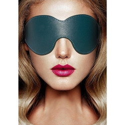 Φετιχιστική Κλειστή Μάσκα Ματιών - Shots Ouch Luxury Eyemask Green
