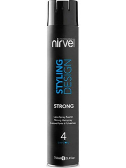 Nirvel Styling Design 4 Strong Hold Λακ Μαλλιών Δυνατό Κράτημα 750ml