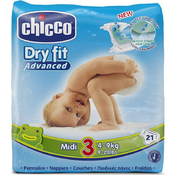 Chicco Dry Fit Πάνες No3 4-9Kg 21τμχ