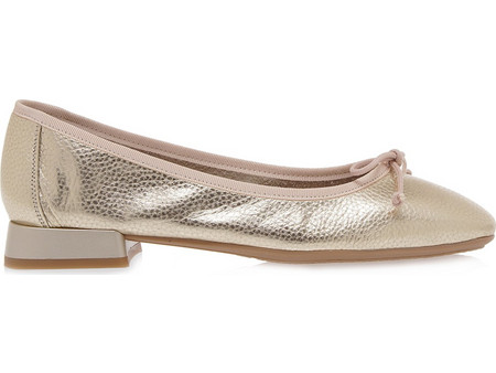 DESIREE ΜΠΑΛΑΡΙΝΕΣ S163S00811G1 - ΠΛΑΤΙΝΑ GRAIN ΔΕΡΜΑ DATI 8-METAL CHAMPAGNE