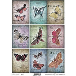 Ριζόχαρτο butterlfies 21x29εκ. (ITD-R537)
