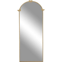 Καθρέπτης Δαπέδου - Τοίχου Portal 552NOS2314 65x1,5x180cm Gold Aberto Design Μέταλλο,Γυαλί